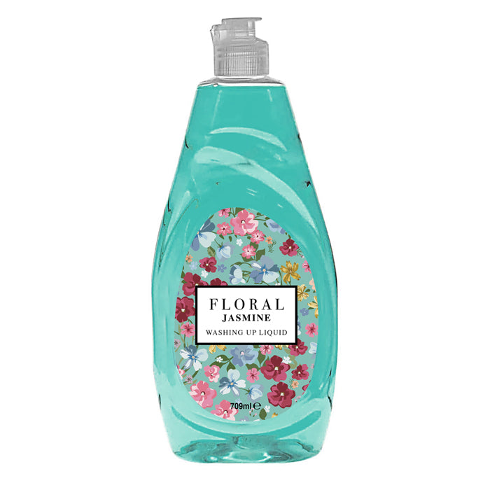 8 x Floral Washing Up Liquid 709ml - Jasmine - Premium Quality Tissue Online - Product Image 8 x Floral Washing Up Liquid 709ml - Jasmine - Premium Quality Tissue Online - Product Image